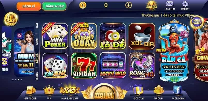 Chức năng sau khi tải xuống ứng dụng 7M - 7M